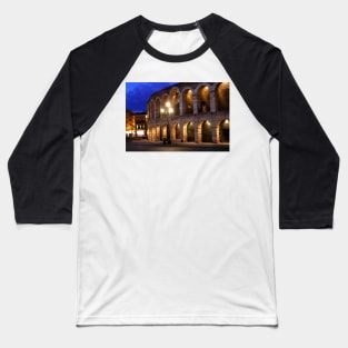 Night at the Arena in Verona Baseball T-Shirt